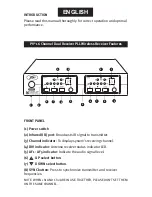 Preview for 3 page of Peavey PV 12M Operating Manual