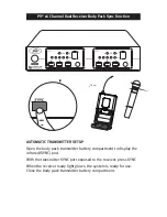 Preview for 8 page of Peavey PV 12M Operating Manual