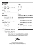 Предварительный просмотр 26 страницы Peavey PV 5300 Operating Manual