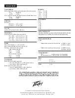 Предварительный просмотр 49 страницы Peavey PV 5300 Operating Manual