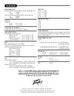 Предварительный просмотр 55 страницы Peavey PV 5300 Operating Manual