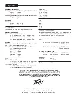 Предварительный просмотр 61 страницы Peavey PV 5300 Operating Manual