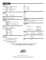 Предварительный просмотр 67 страницы Peavey PV 5300 Operating Manual