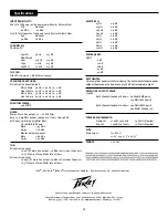 Предварительный просмотр 23 страницы Peavey PV 8500 Operating Manual