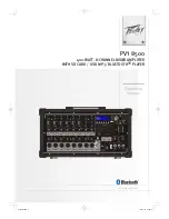 Peavey PVi 8500 Operating Manual предпросмотр