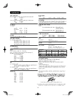 Предварительный просмотр 30 страницы Peavey PVi 8500 Operating Manual