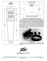 Preview for 2 page of Peavey PVM 45 Specification Sheet