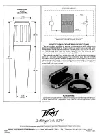 Предварительный просмотр 2 страницы Peavey PVM 48 Specification Sheet