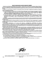 Preview for 4 page of Peavey PVM 580TN Specification Sheet