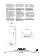 Предварительный просмотр 4 страницы Peavey PVM 80 Specification Sheet