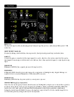 Preview for 8 page of Peavey PVs 15 Sub Operating Manual