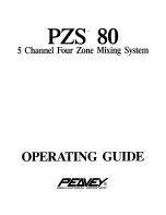 Preview for 1 page of Peavey PZS 80 User Manual