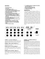 Preview for 2 page of Peavey PZS 80 User Manual