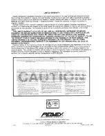 Preview for 10 page of Peavey PZS 80 User Manual