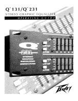 Peavey Q 131 Operating Manual preview