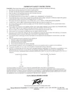 Предварительный просмотр 12 страницы Peavey Q 131 Operating Manual