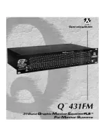 Peavey Q 431FM User Manual предпросмотр