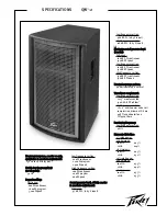 Предварительный просмотр 1 страницы Peavey QWTM -2 Specifications