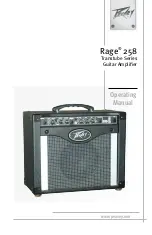 Peavey Rage 258 Operating Manual preview