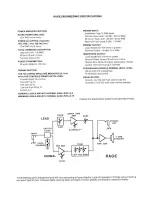 Предварительный просмотр 4 страницы Peavey Rage User Manual