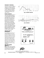 Предварительный просмотр 2 страницы Peavey RBS2 Specifications