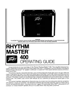 Preview for 1 page of Peavey RHYTHM MASTER 400 Operating Manual