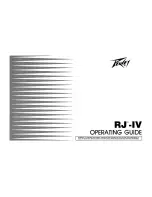 Peavey RJ-IV User Manual preview