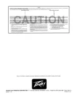 Preview for 4 page of Peavey RMC 2000 Operating Manual