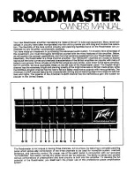 Peavey Roadmaster Owner'S Manual предпросмотр