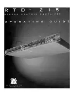 Peavey RTD 215 Operating Manual preview