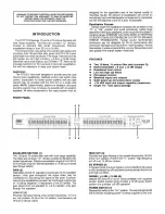 Предварительный просмотр 2 страницы Peavey RTD 215 Operating Manual