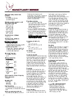 Предварительный просмотр 2 страницы Peavey Sanctuary SSE 15 Specification Sheet