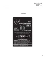 Предварительный просмотр 11 страницы Peavey Sanctuary SSE 15 Specification Sheet