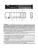 Предварительный просмотр 6 страницы Peavey SheffieldPro 1200 Operating Manual