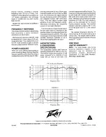 Preview for 2 page of Peavey SP 112M Specification Sheet