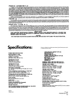 Предварительный просмотр 5 страницы Peavey Special User Manual