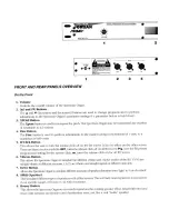 Preview for 6 page of Peavey Spectrum Organ User Manual