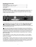 Preview for 4 page of Peavey SRM Series Owner'S Manual