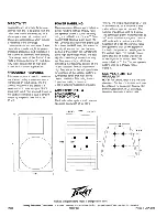 Preview for 4 page of Peavey Stadia II Specifications