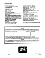 Предварительный просмотр 4 страницы Peavey StudioPro User Manual