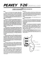 Preview for 1 page of Peavey T-26 Operating Manual