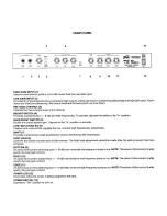 Предварительный просмотр 2 страницы Peavey T.B. RAXX Owner'S Manual