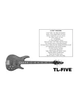 Preview for 2 page of Peavey TL-FIVE Operating Manual