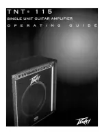 Peavey TNT 115 Operating Manual предпросмотр