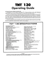 Peavey TNT 130 Operating Manual preview