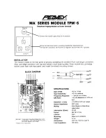 Peavey TPM-S Manual preview