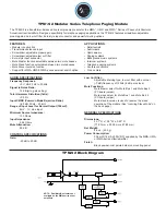 Предварительный просмотр 1 страницы Peavey TPM-S2 Brochure & Specs