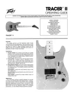 Peavey Tracer II Operating Manual preview