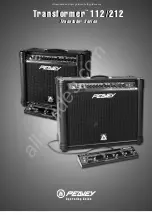 Peavey TransTube Series Operating Manual предпросмотр