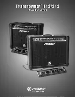 Peavey Transtube Transformer 112 User Manual предпросмотр